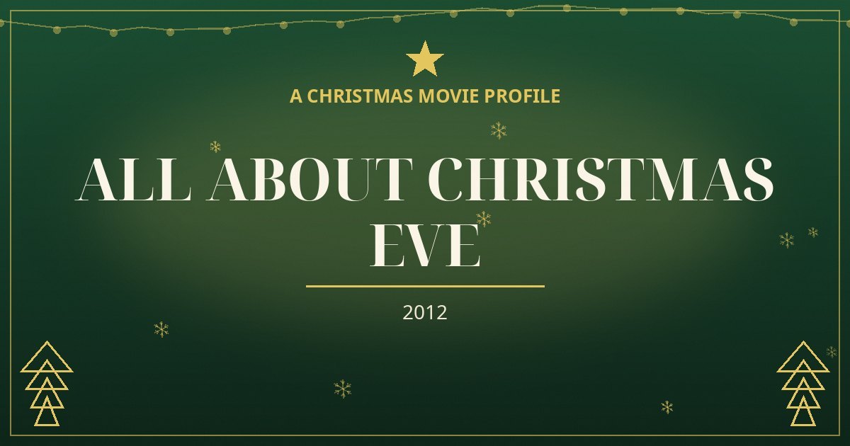 All About Christmas Eve — original designed title card art