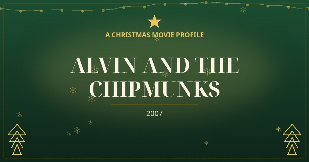 Alvin and the Chipmunks — original designed title card art
