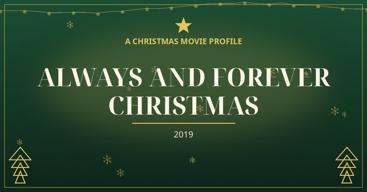 Always and Forever Christmas — original designed title card art