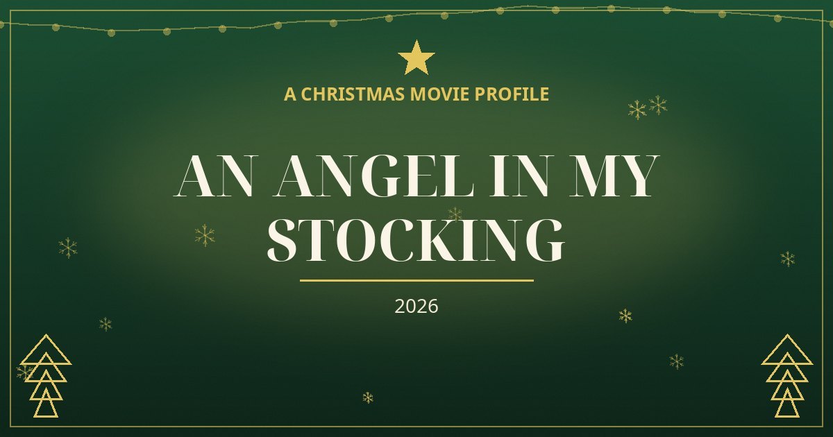 An Angel in My Stocking — original designed title card art