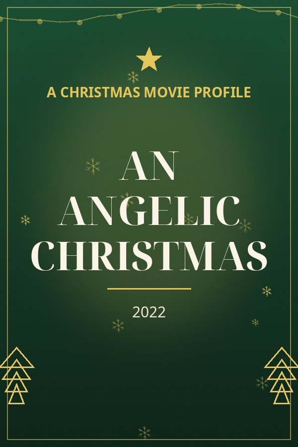 An Angelic Christmas — designed title card art