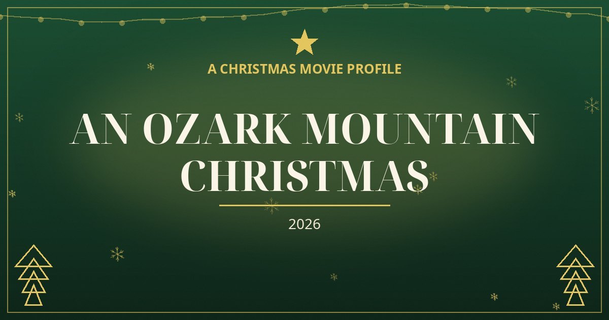 An Ozark Mountain Christmas — original designed title card art