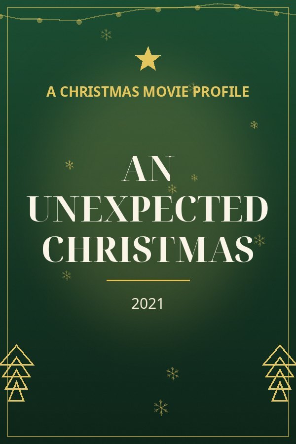 An Unexpected Christmas — designed title card art