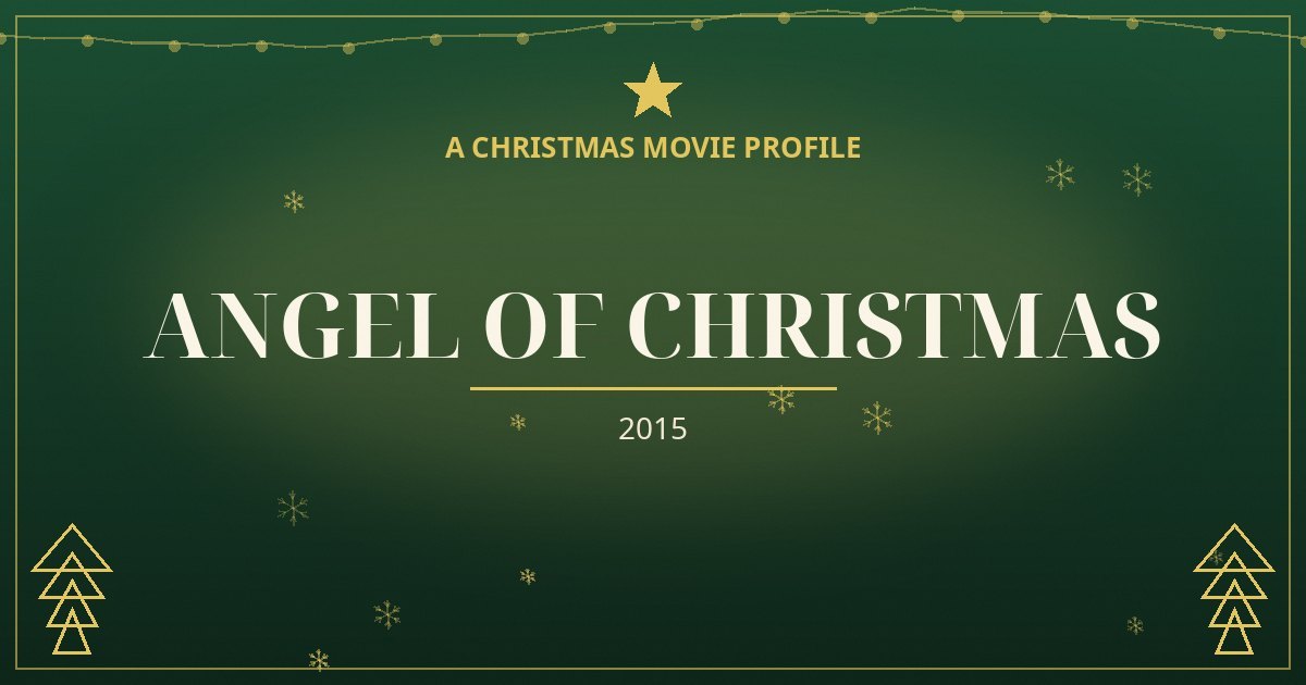 Angel of Christmas — original designed title card art