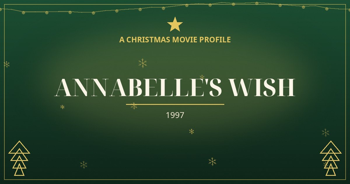Annabelle's Wish — original designed title card art