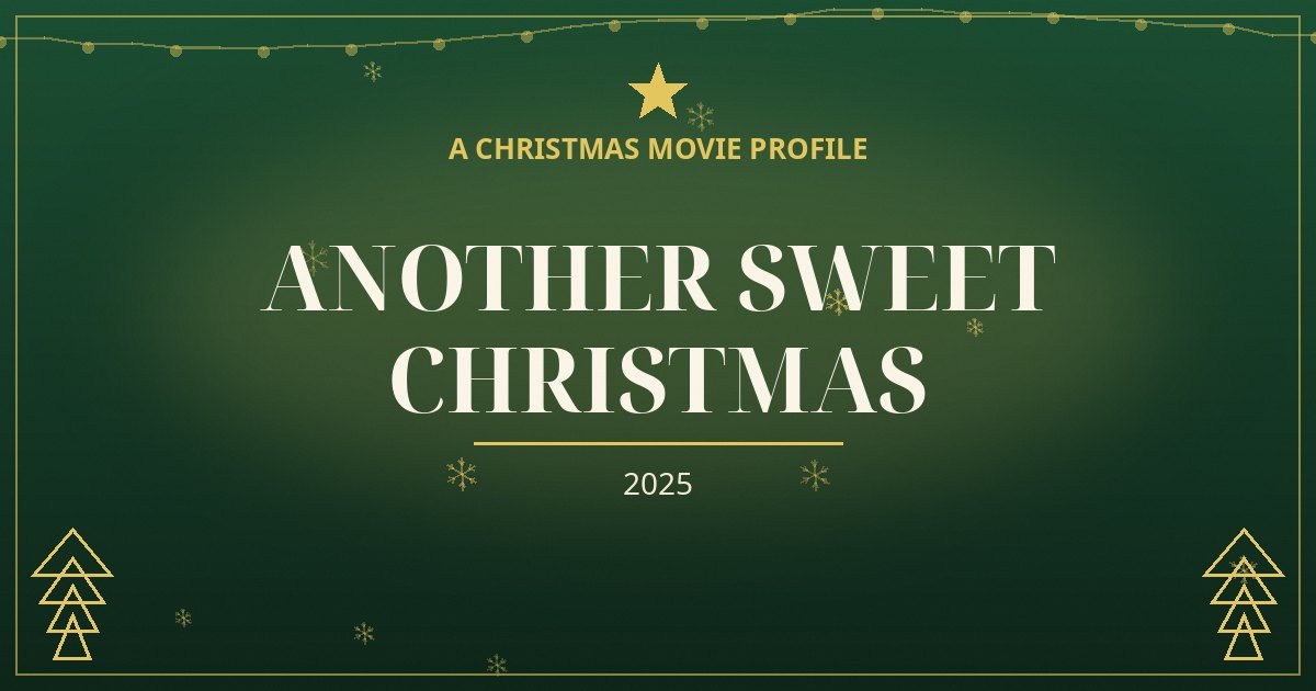 Another Sweet Christmas — original designed title card art