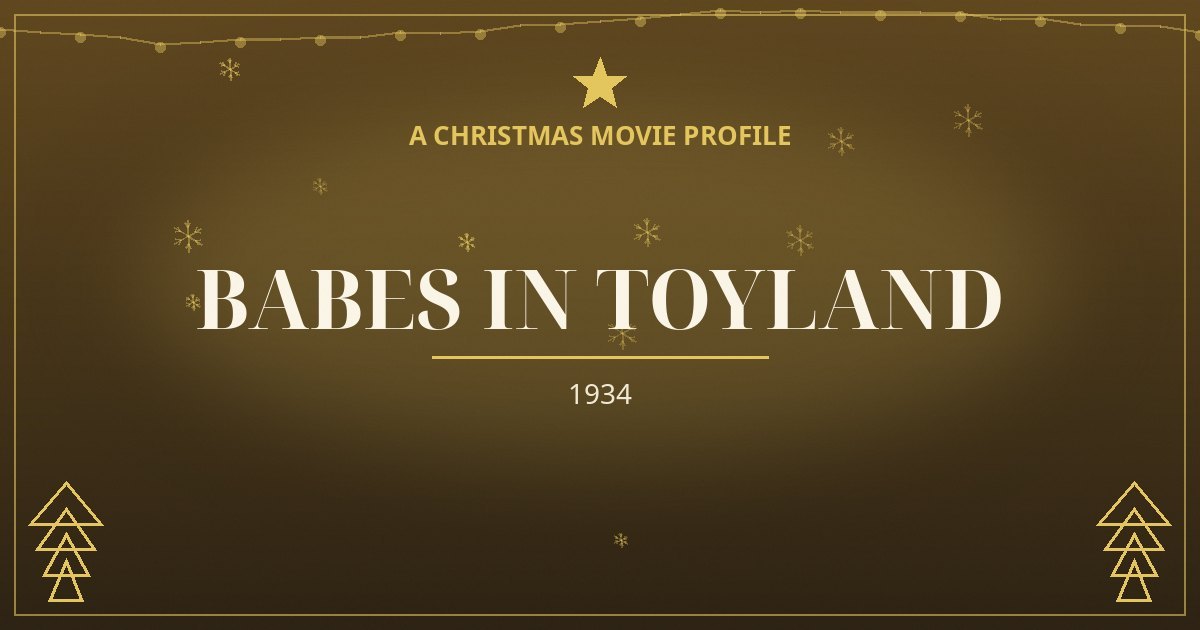 Babes in Toyland — original designed title card art