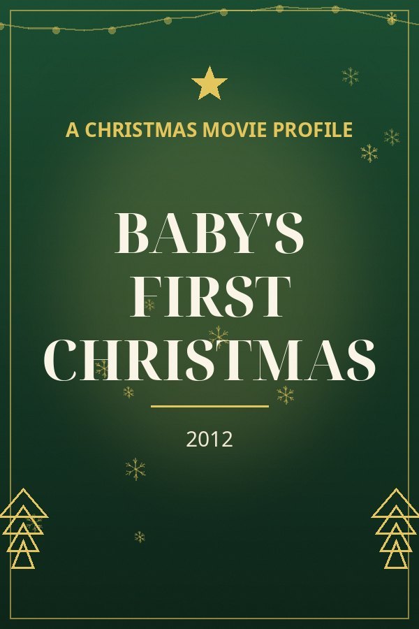 Baby's First Christmas — designed title card art