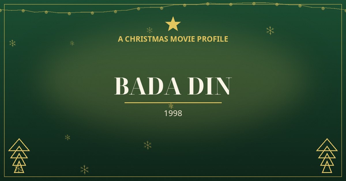 Bada Din — original designed title card art