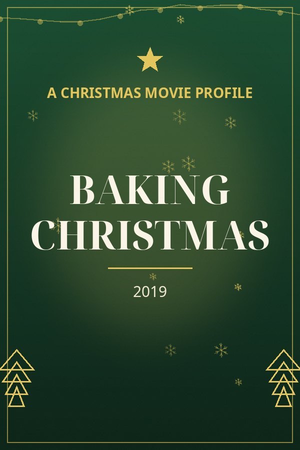 Baking Christmas — designed title card art