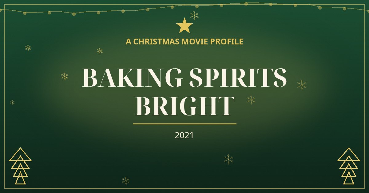 Baking Spirits Bright — original designed title card art