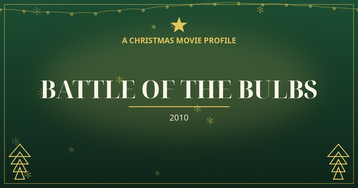 Battle of the Bulbs — original designed title card art