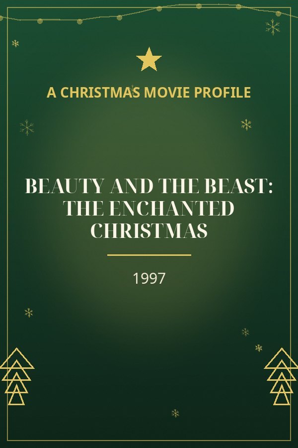 Beauty and the Beast: The Enchanted Christmas — designed title card art
