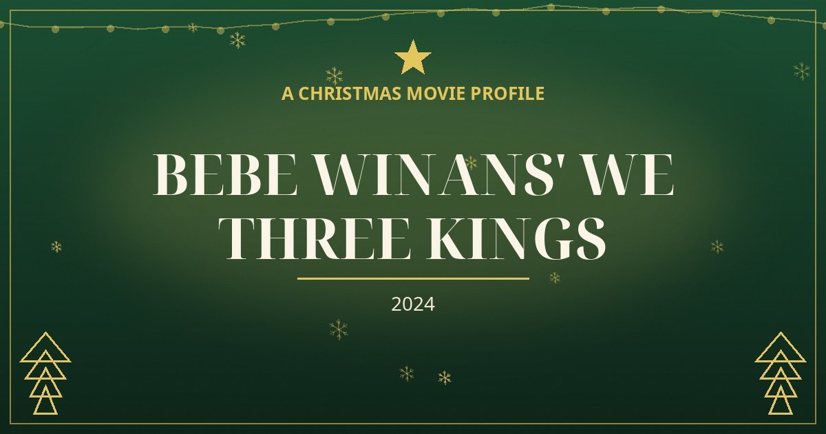 BeBe Winans' We Three Kings — original designed title card art