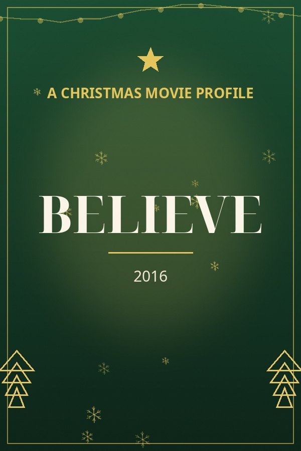 Believe — designed title card art