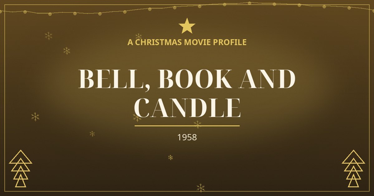 Bell, Book and Candle — original designed title card art