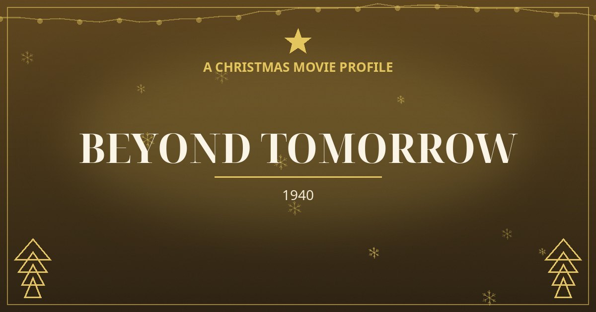 Beyond Tomorrow — original designed title card art