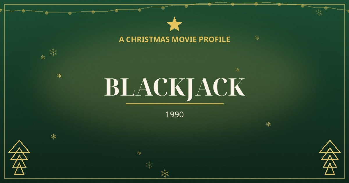 Blackjack — original designed title card art