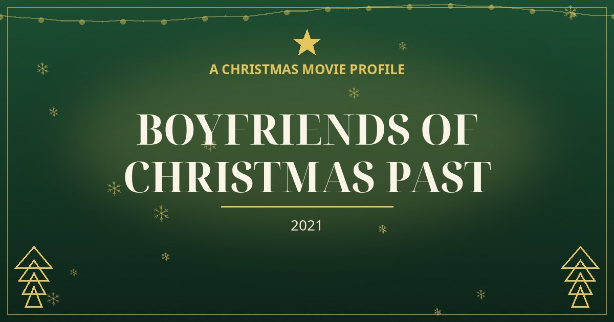 Boyfriends of Christmas Past — original designed title card art