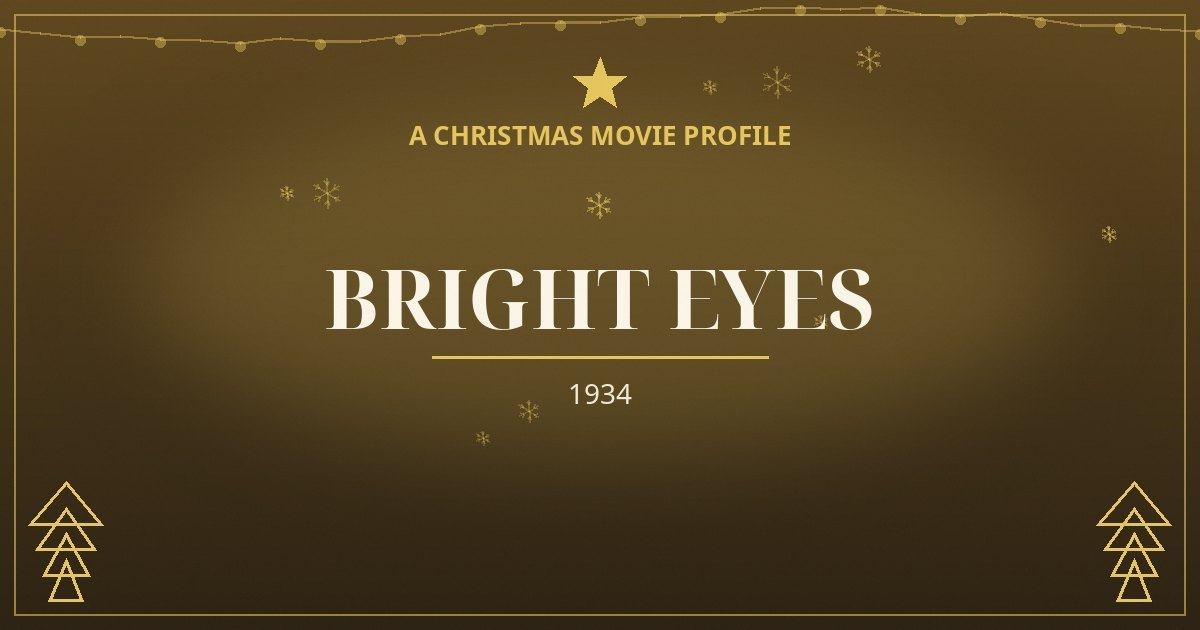 Bright Eyes — original designed title card art