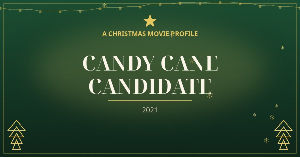 Candy Cane Candidate — original designed title card art