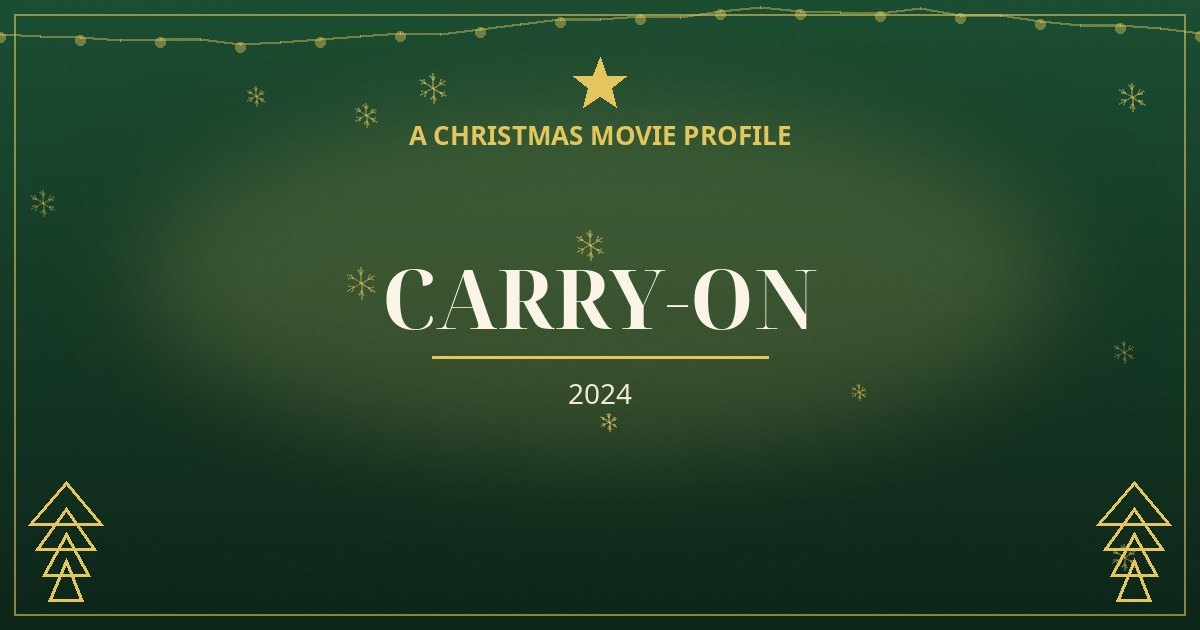 Carry-On — original designed title card art