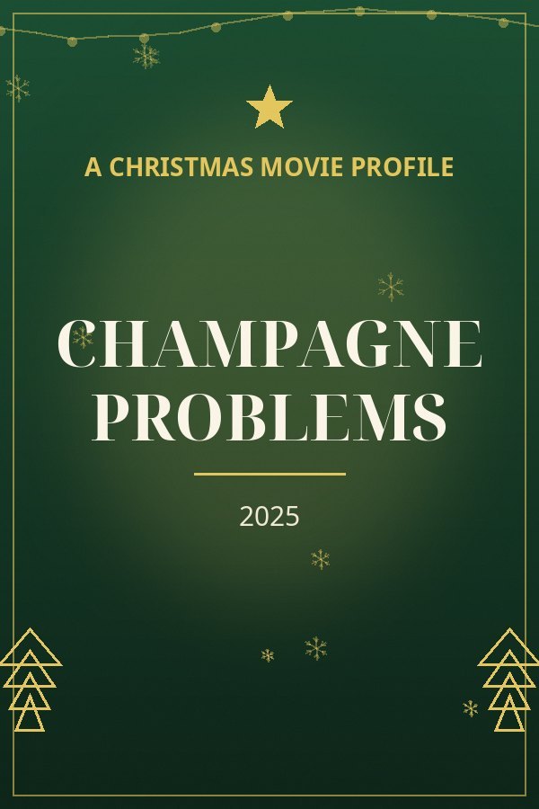 Champagne Problems — designed title card art