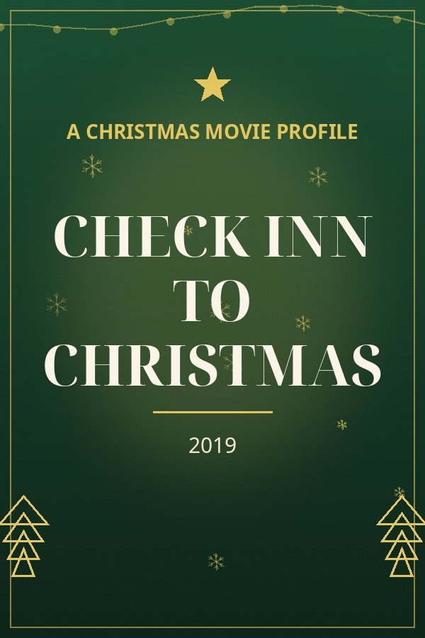Check Inn to Christmas — designed title card art