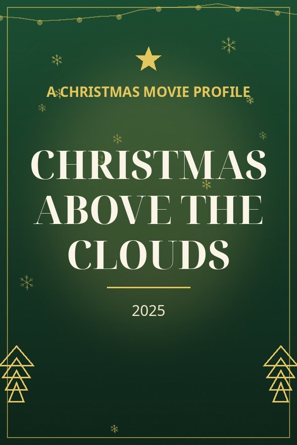 Christmas Above the Clouds — designed title card art