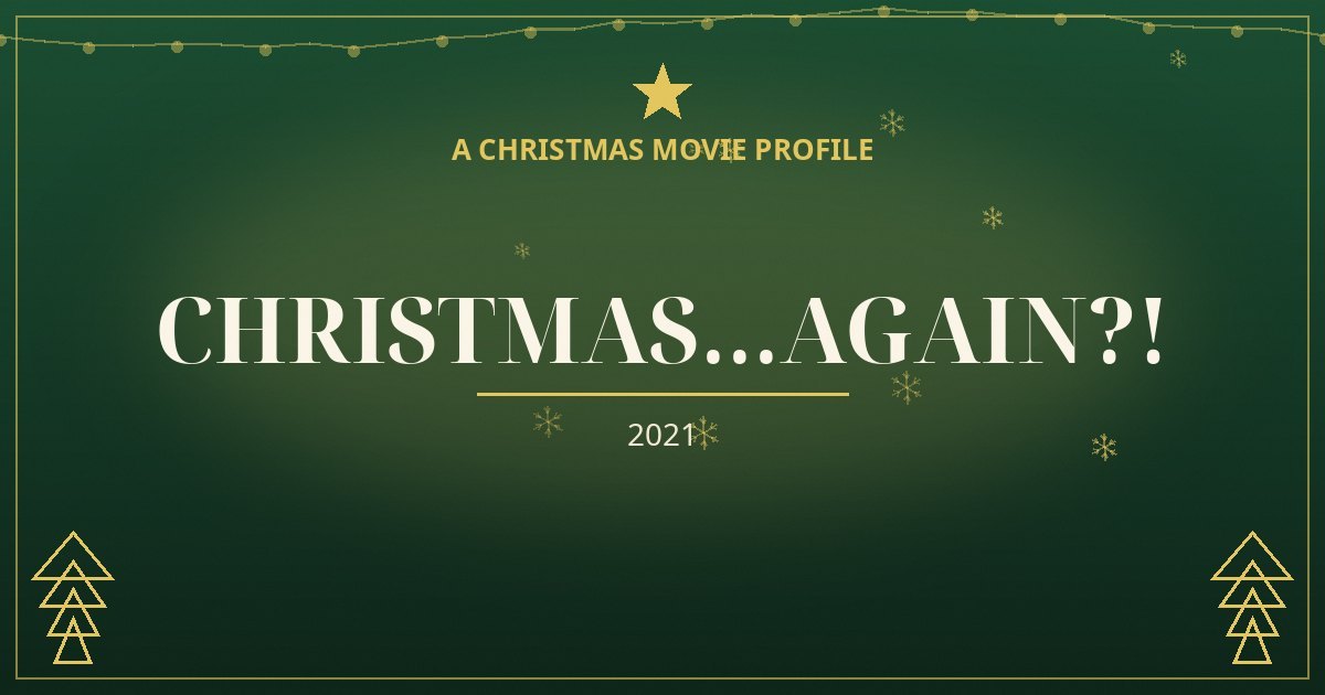 Christmas...Again?! — original designed title card art