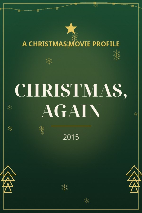 Christmas, Again — designed title card art