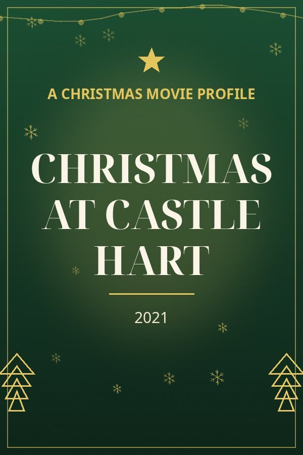 Christmas at Castle Hart — designed title card art