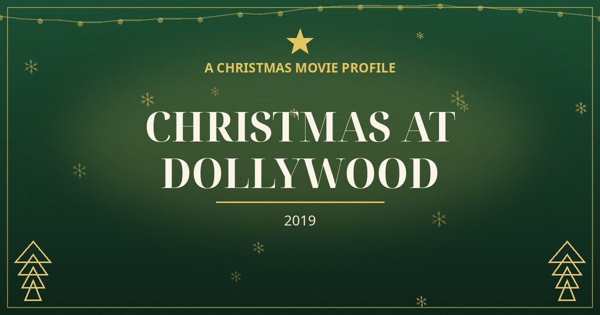 Christmas at Dollywood — original designed title card art