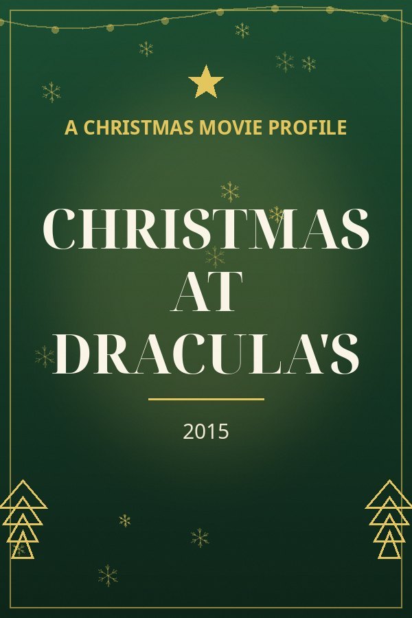 Christmas at Dracula's — designed title card art