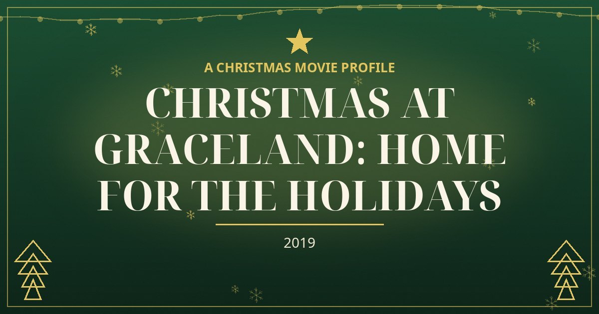 Christmas at Graceland: Home for the Holidays — original designed title card art