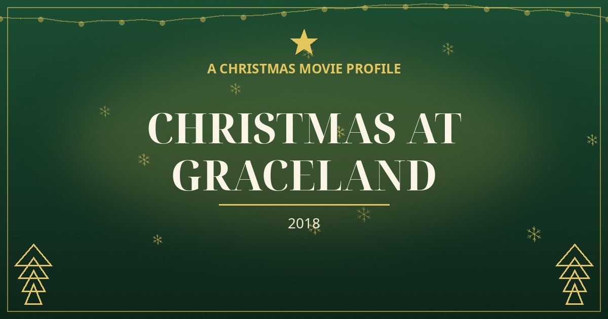 Christmas at Graceland — original designed title card art