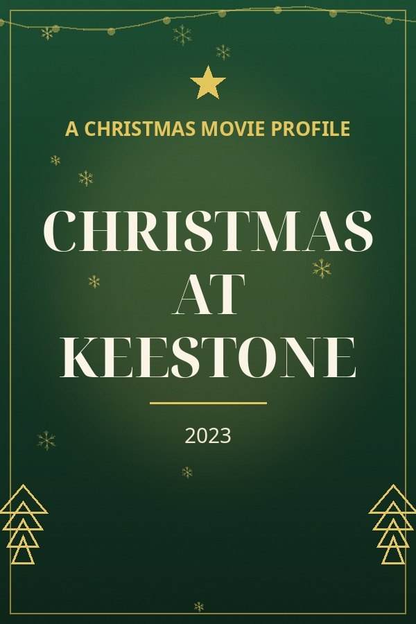 Christmas at Keestone — designed title card art
