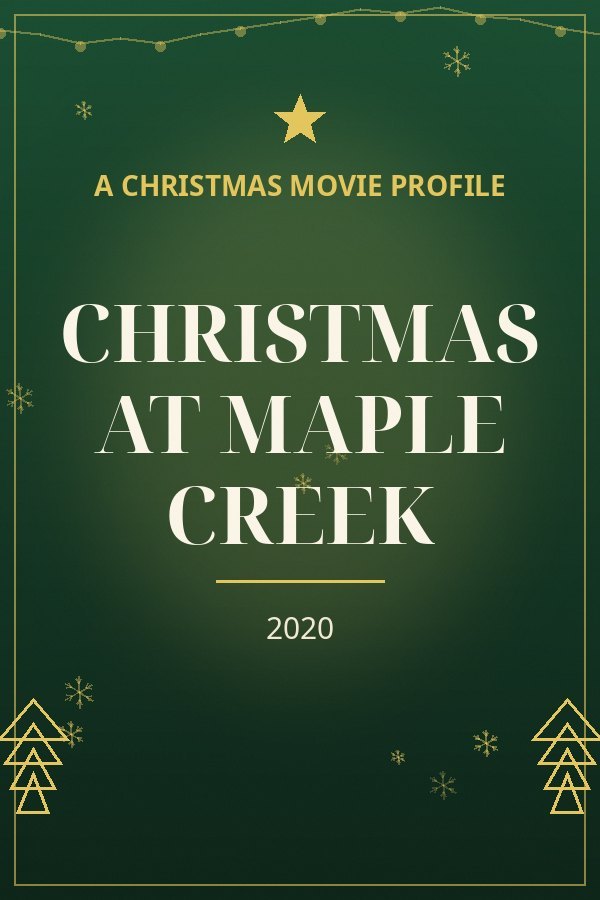 Christmas at Maple Creek — designed title card art
