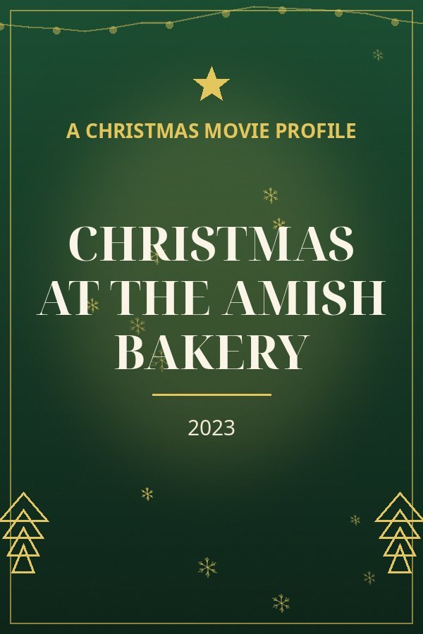 Christmas at the Amish Bakery — designed title card art
