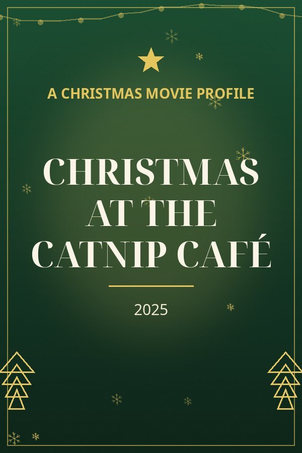 Christmas at the Catnip Café — designed title card art
