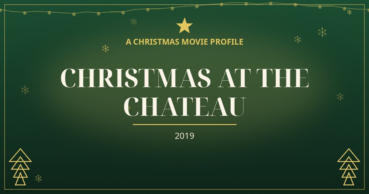 Christmas at the Chateau — original designed title card art