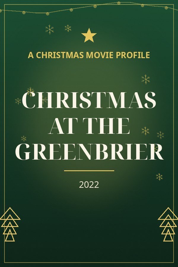 Christmas at The Greenbrier — designed title card art