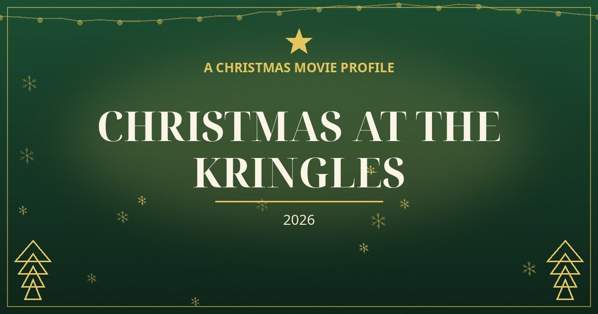 Christmas at the Kringles — original designed title card art