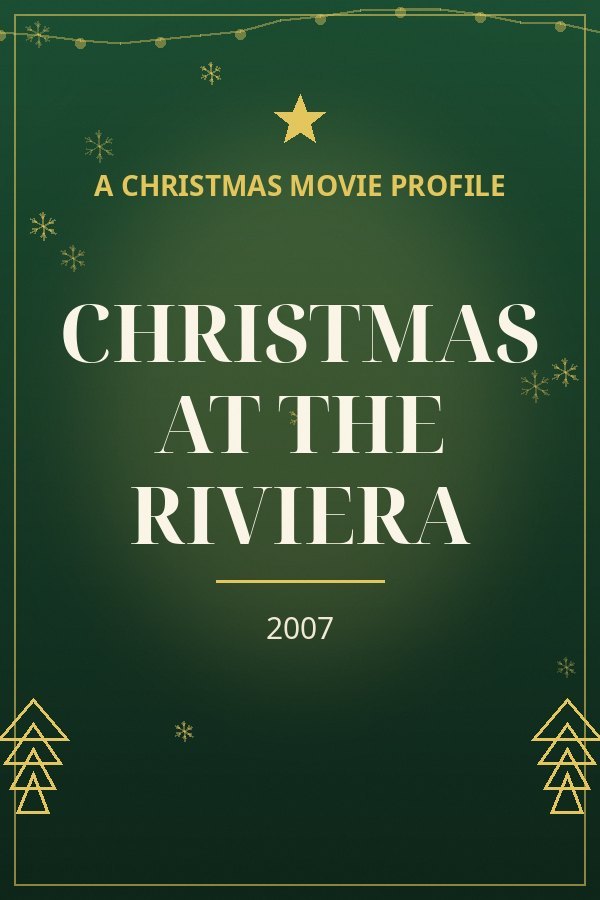 Christmas at the Riviera — designed title card art