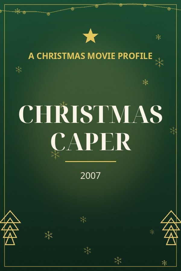 Christmas Caper — designed title card art