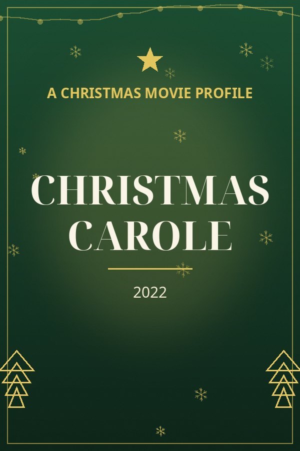 Christmas Carole — designed title card art