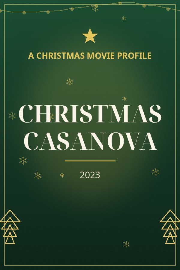 Christmas Casanova — designed title card art