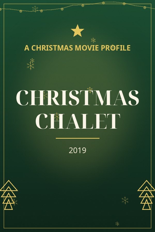 Christmas Chalet — designed title card art