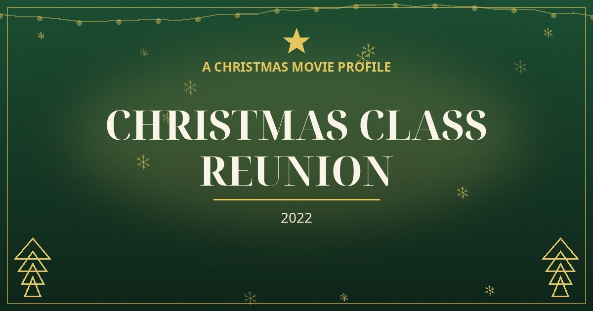 Christmas Class Reunion — original designed title card art