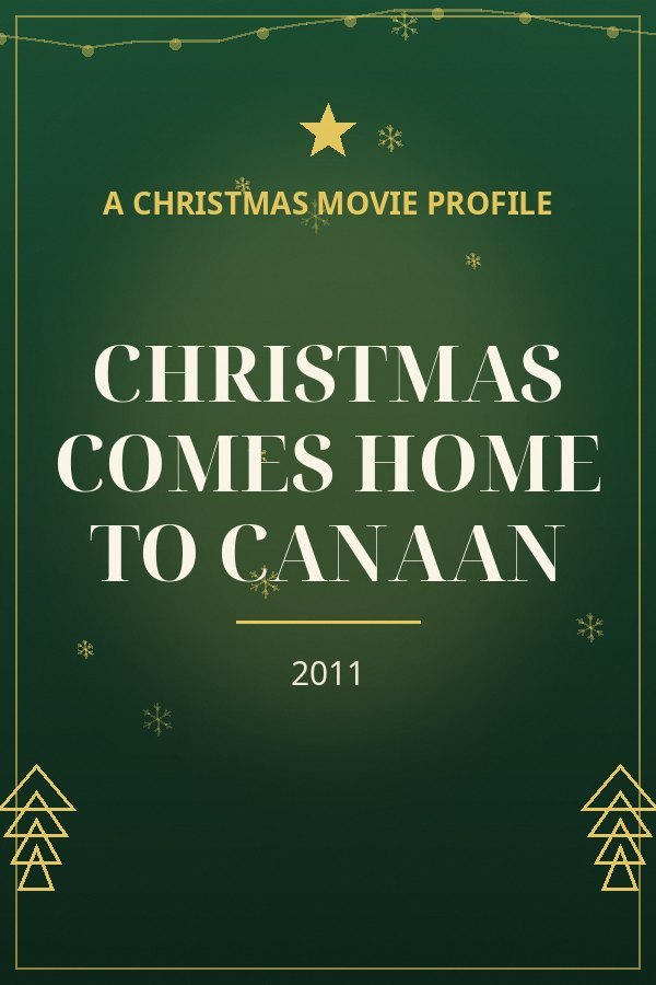 Christmas Comes Home to Canaan — designed title card art